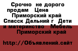 Срочно  не дорого продам › Цена ­ 8 000 - Приморский край, Спасск-Дальний г. Дети и материнство » Мебель   . Приморский край